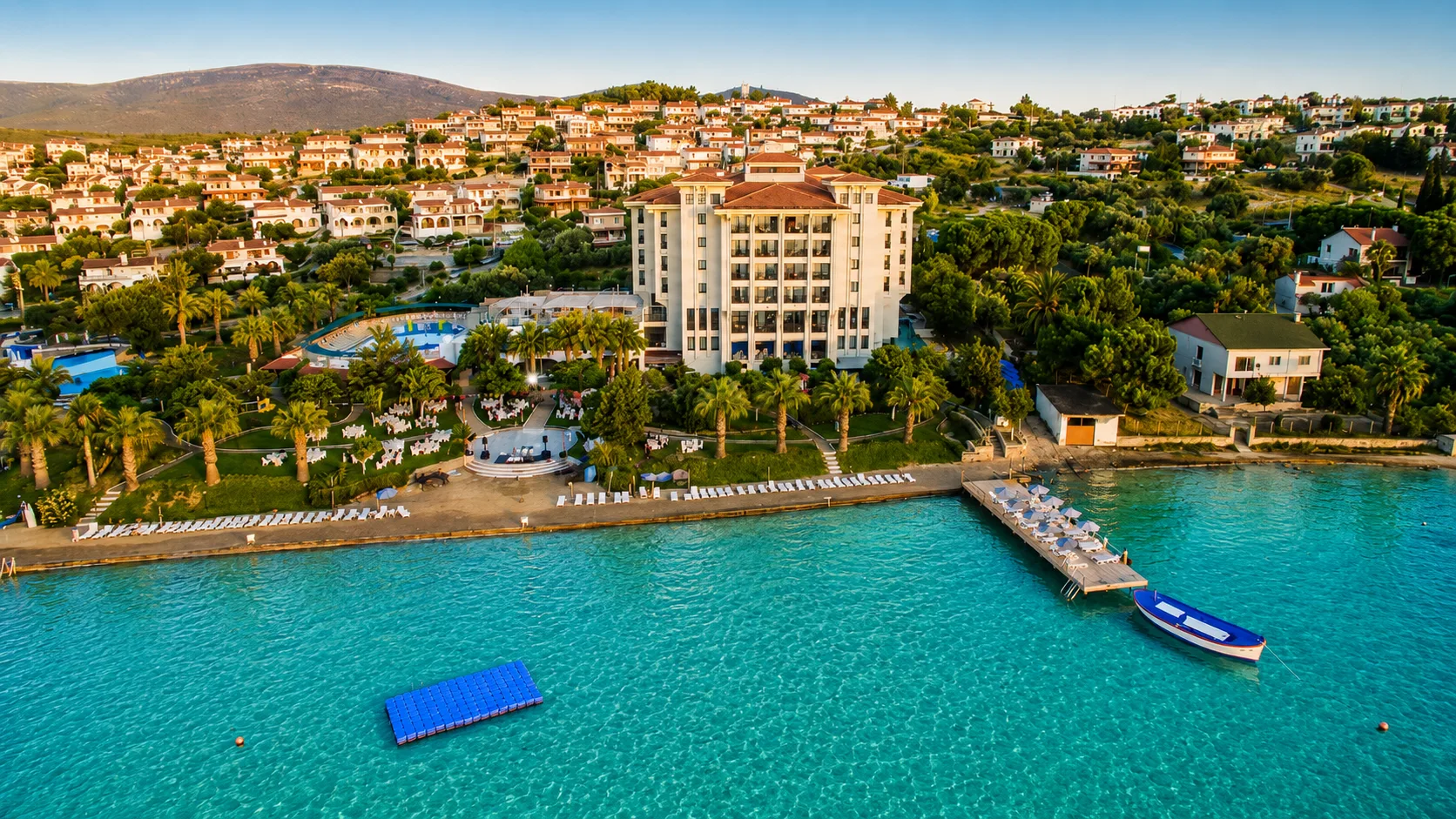 Muup Resort Çeşme havadan deniz görünümü