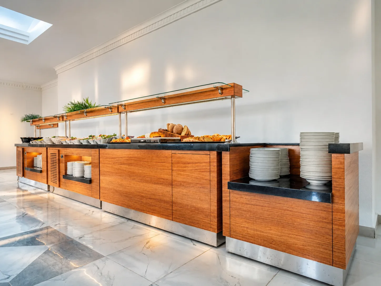 Muup Resort açık büfe sunumları