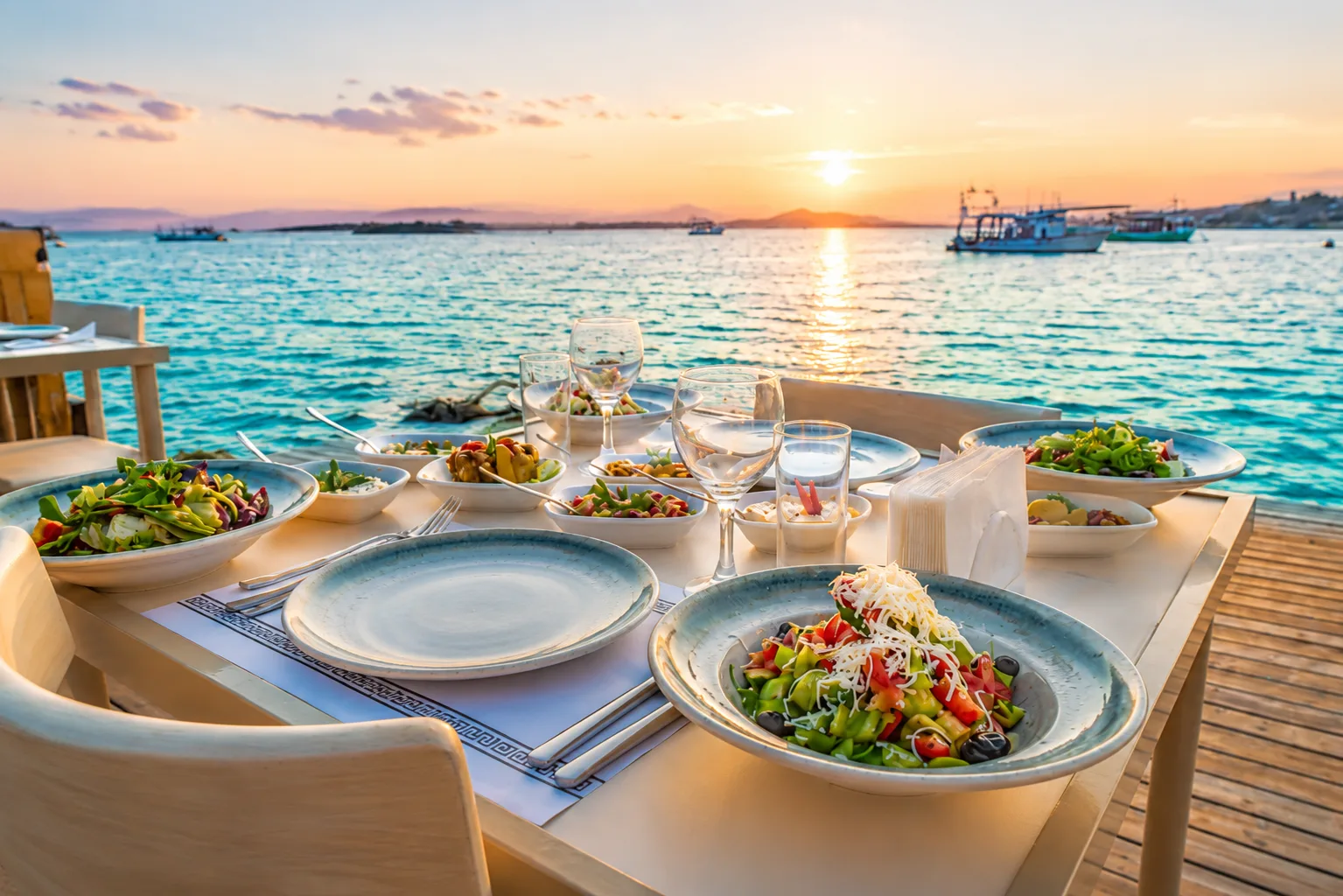Muup Resort dinlenme ve gün batımı alanları