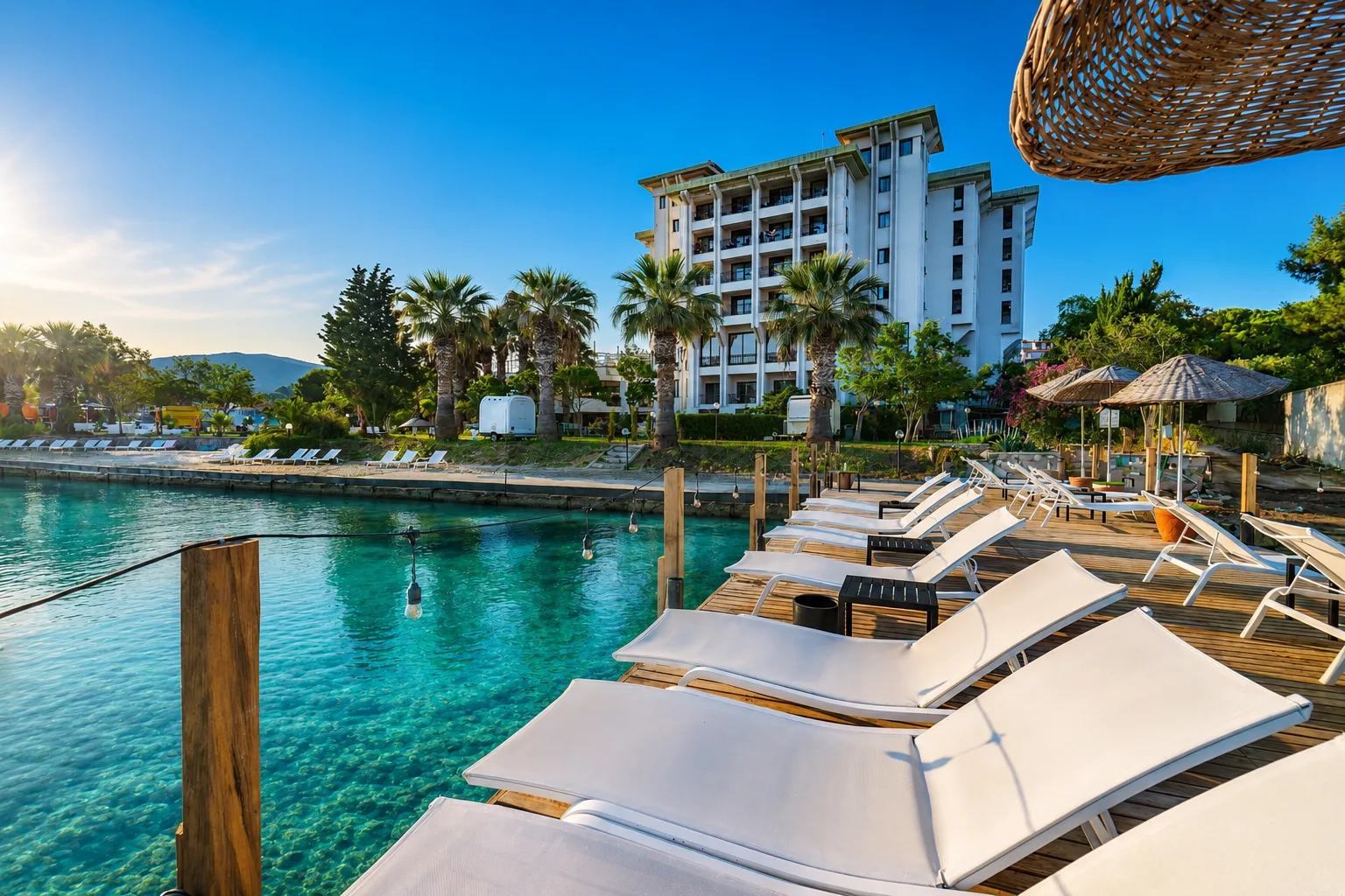 Muup Resort iskele ve özel sahil
